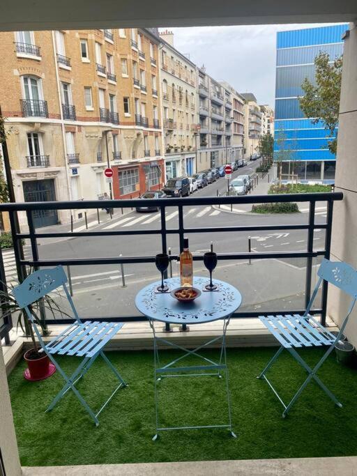 Studio Cosy Avec Balcon Proche Paris Boulogne-Billancourt Exteriör bild